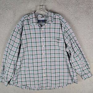 Ralph Lauren Flannel Shirt Mens 3XB Multi Plaid Classic Long Sleeve Button Down